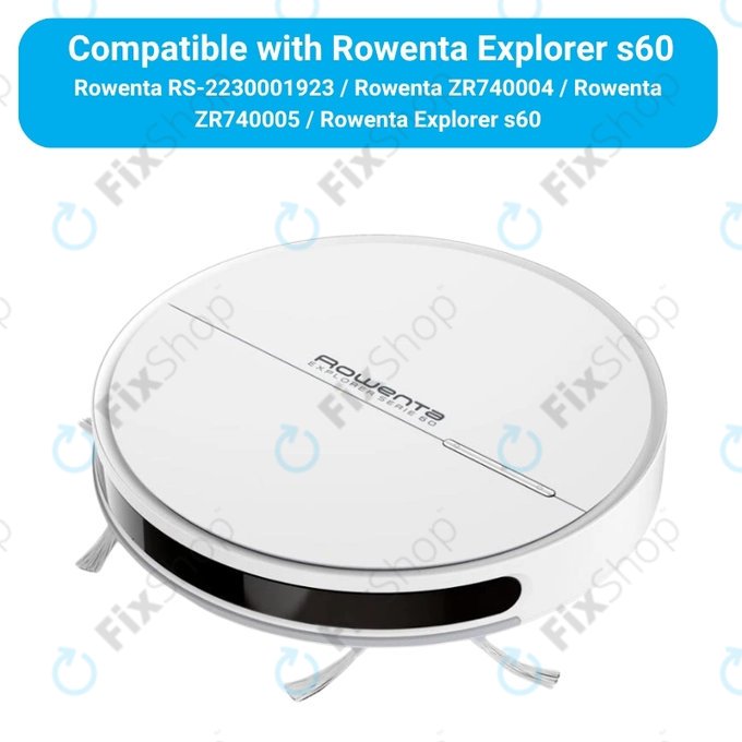 Ersatzteilset für Rowenta Explorer s60 (1x Hauptbürste, 2x Filter, 4x Seitenbürste)