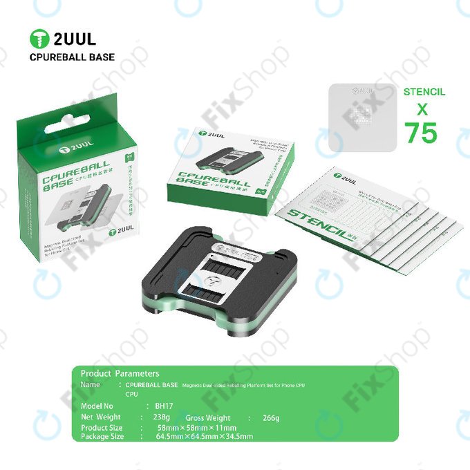 CPU Reballing-Plattform, 2UUL BH17