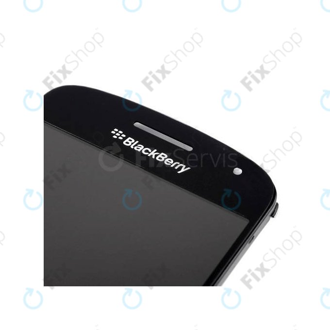 Blackberry Bold Touch 9900 - LCD Display + Touchscreen Front Glas + Rahmen Verzia 002 (Black) TFT