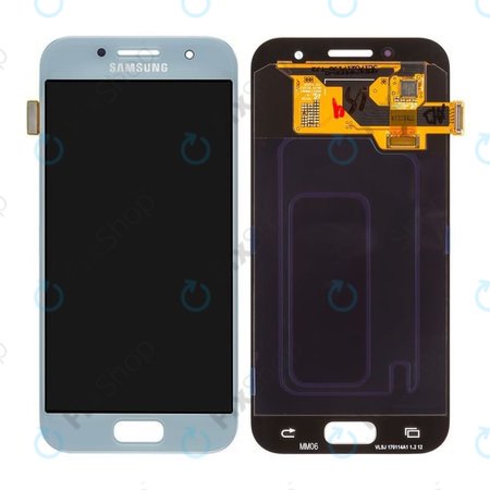 Samsung Galaxy A3 A320F (2017) - LCD Display + Touchscreen Front Glas (Blue Mist) - GH97-19732C, GH97-19753C Genuine Service Pack