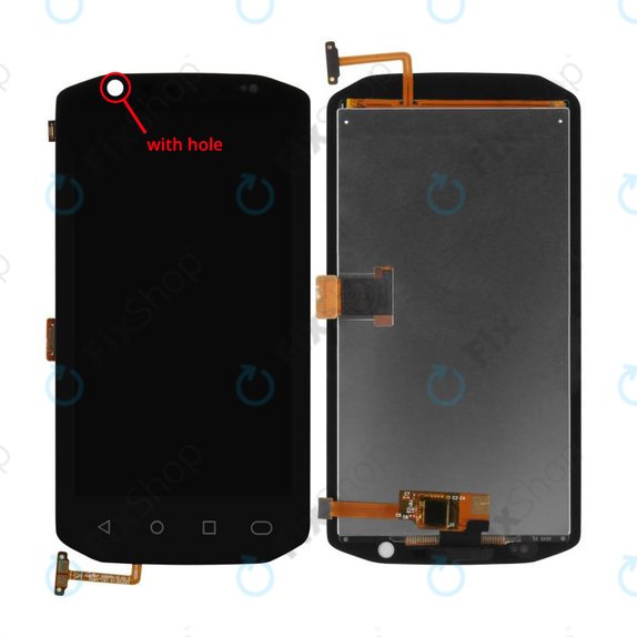 Zebra TC70, TC72, TC75, TC77 - LCD Display + Touchscreen Front Glas TFT (ohne Aussparung)