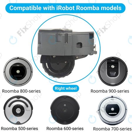 iRobot Roomba 500, 600, 700, 800, 900-series - Rad mit Motor (Rechts)
