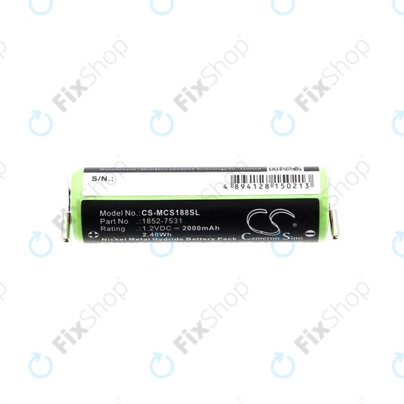 Akku batterie für Moser Easy Style 1881, 2000mAh, Ni-MH, 1.2V, 1852-7531, HQ