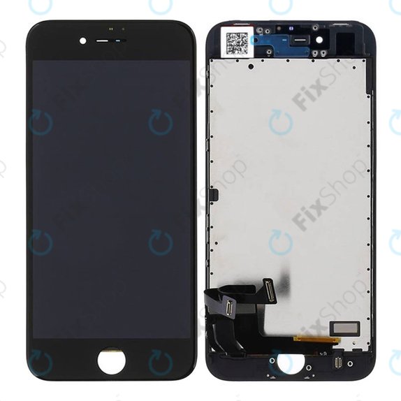 Apple iPhone 8, SE (2020), SE (2022) - LCD Display + Touchscreen Front Glas + Rahmen (Black) Refurbished PRO (5 Pack)