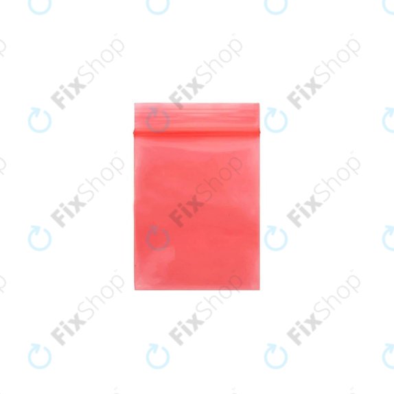 ESD-antistatisch Druckverschlussbeutel (Red) - 8x12cm 100Stk.