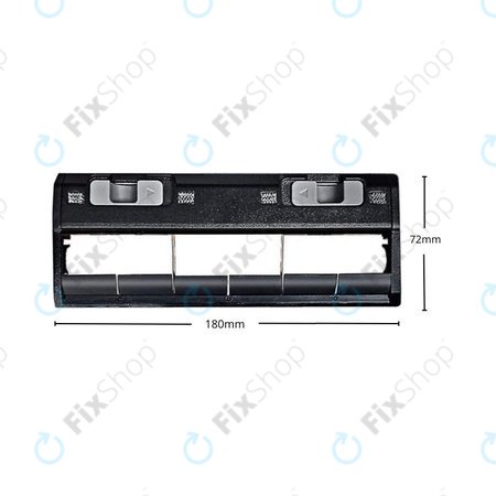 Ecovacs Deebot N-series, T-series, X1-series, Ozmo-series - Hauptbürstenabdeckung (Schwarz)