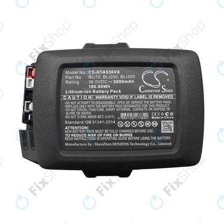 Akku batterie für Husqvarna 110il, 525ilxt, 5000mAh, Li-Ion, 36V, BLi10, BLi200, HQ