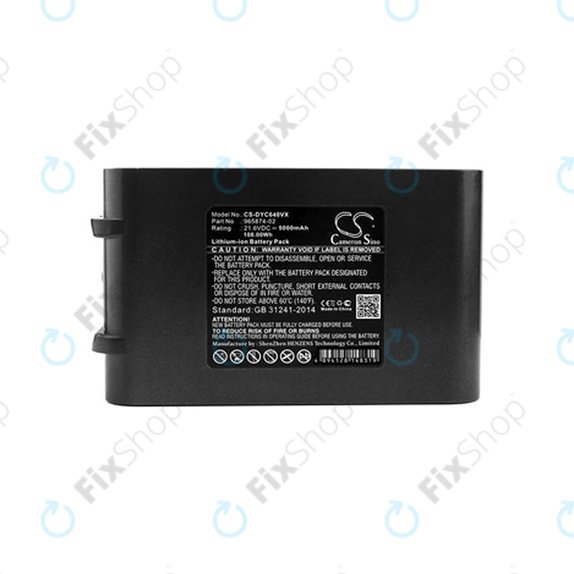Dyson DC-series, V6 - Akku Batterie 965874-02 Li-Ion 21.6V 5000mAh HQ