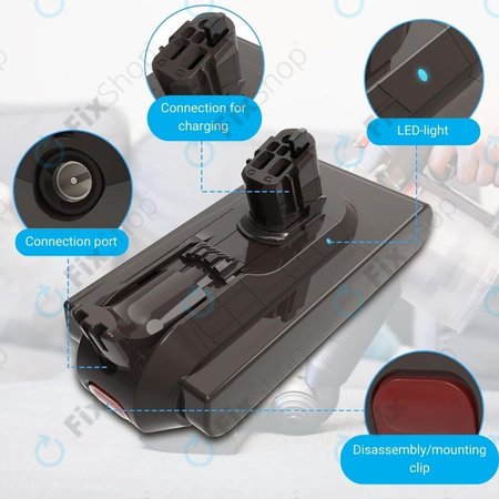 Dyson V11, V15 - Akku Batterie SV15, SV18, 970938-01 Li-Ion 25.2V 4500mAh