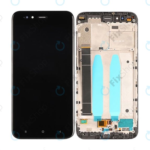 Xiaomi Mi A1 (Mi 5X) - LCD Display + Touchscreen Front Glas + Rahmen (Black) TFT