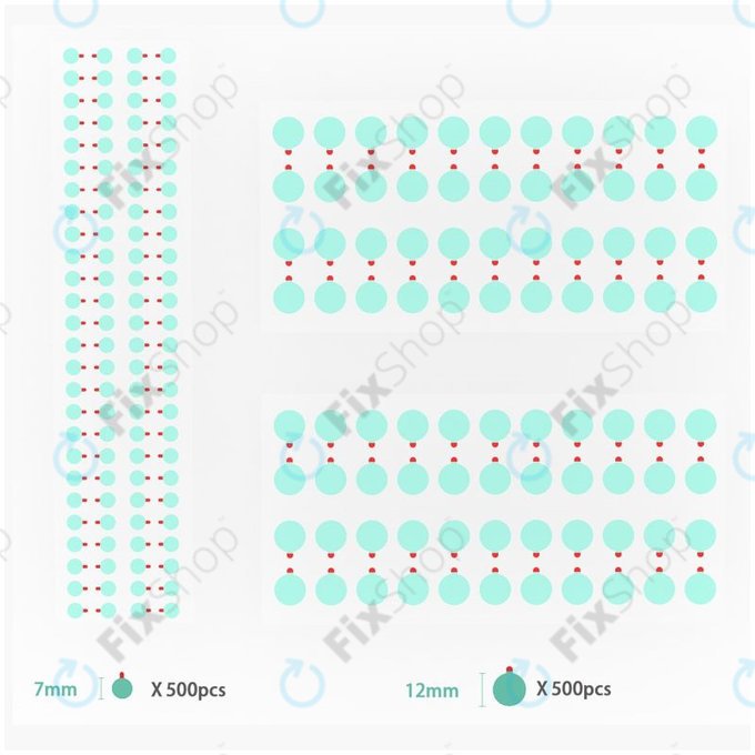 2UUL Phone Camera Protective Sticker (1000Stk.)