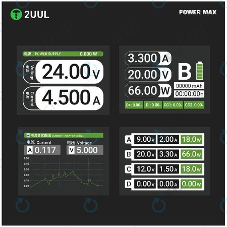 Ladestation, 200W Multi-Port, 2UUL PC01
