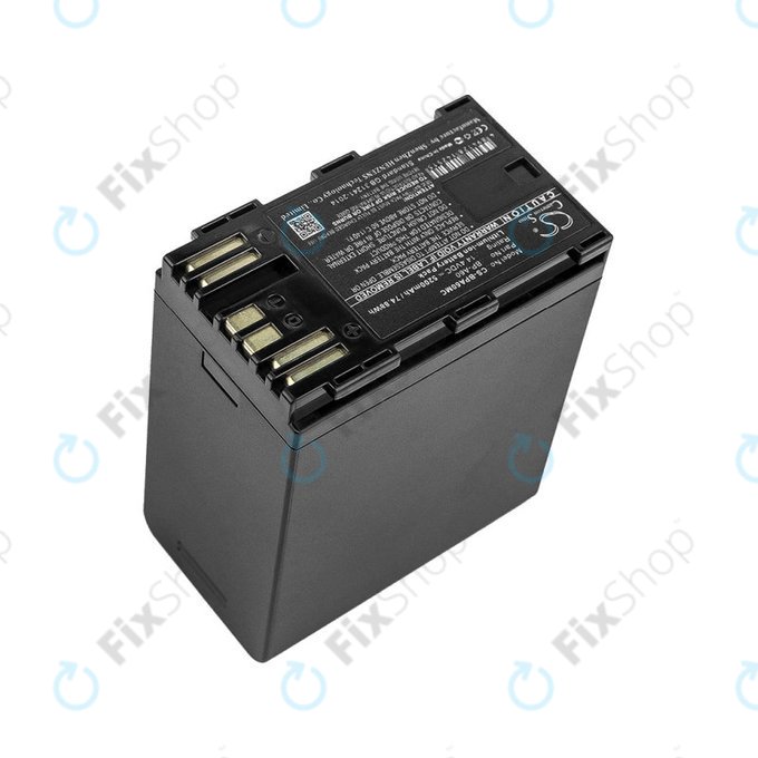 Batterie für Canon EOS S200, C300, 5200mAh, Li-Ion, 14.4V, BP-A60, HQ