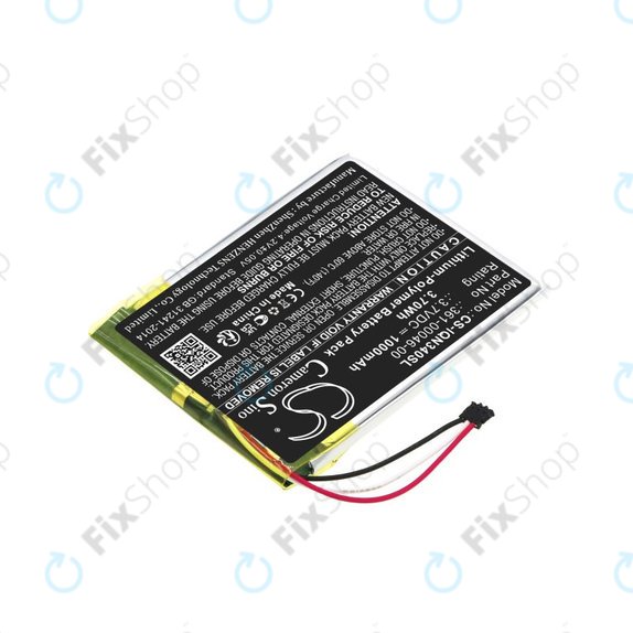 Akku batterie für Garmin Dash Cam 20, Nuvi 3400, 1000mAh, Li-Pol, 3.7V, 361-00046-00, HQ