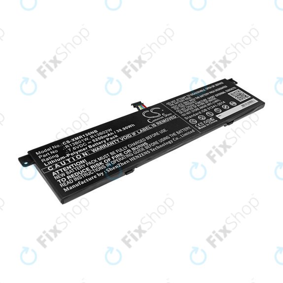 Batterie für Xiaomi Inchmi Aair 13.3, Xiaomi Mi Notebook Air 13.3 2018, 5250mAh, Li-Pol, 7.6V, R13B01W, HQ
