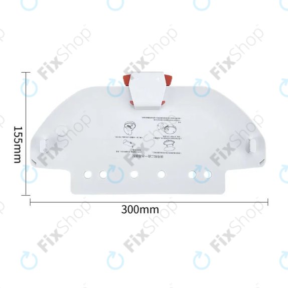 Xiaomi Mi Robot Vacuum Mop Pro (P), 2S, Viomi V2 Pro, V3, SE - Bodenabdeckung (Weiß)