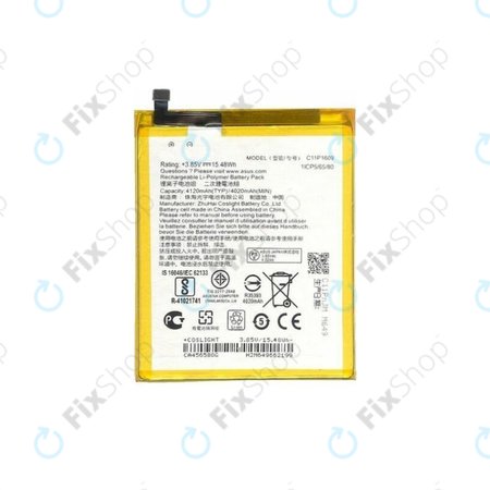 Asus Zenfone 4 Max ZC520KL (X00HD) - Akku Batterie C11P1609 4120mAh