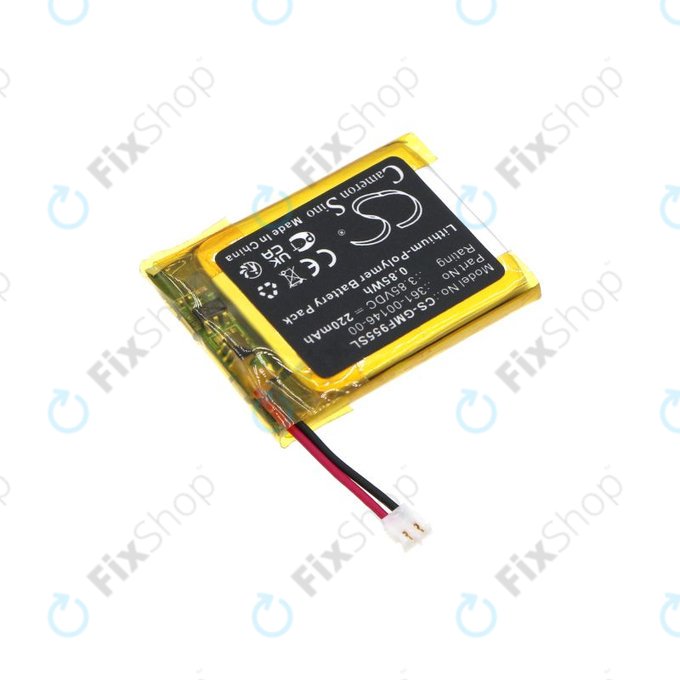 Akku batterie für Garmin Forerunner 955 Solar, 220mAh, Li-Pol, 3.85V, 361-00146-00, HQ