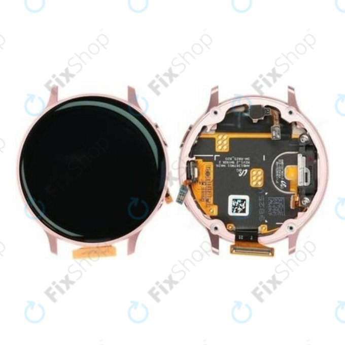Samsung Galaxy Watch Active 2 44 mm - LCD Display + Touchscreen Front Glas + Rahmen (Pink Gold) - GH82-21125B Genuine Service Pack