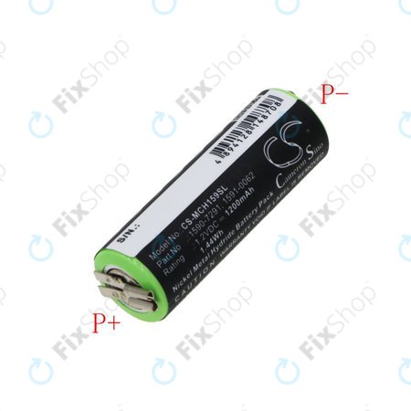 Akku batterie für Moser Chromini 1591, Ermila Bella 1590, 1200mAh, Ni-MH, 1.2V, 1590-7291, HQ