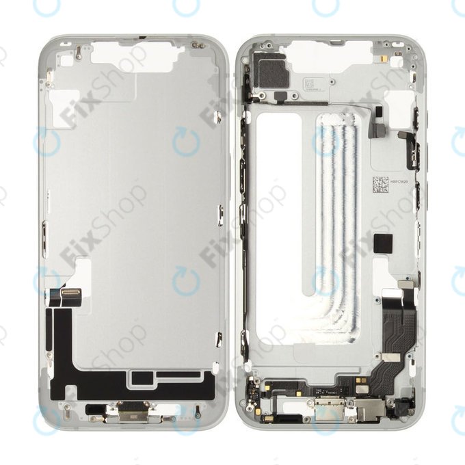Mittelrahmen mit Batterie für iPhone 16e | White | ZD076-00698 | Genuine Apple