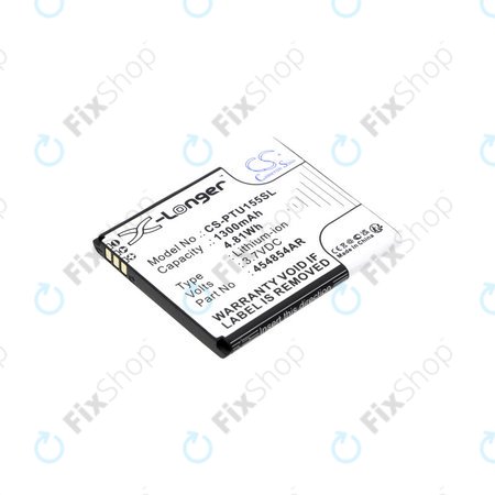 Batterie für Panasonic Kx-Tu150, Kx-Tu150exr, 1300mAh, Li-Ion, 3.7V, 454854AR, HQ