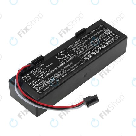 Batterie für ETA Navaggio 2228, Cecotec Conga 3290, 3490, 3890, 3200mAh, Li-Ion, 14.4V, 49CE1533, HQ