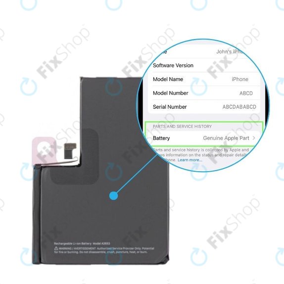 Akku für iPhone 13 Pro Max | 661-22294 | 4352mAh | Genuine Apple