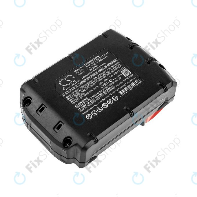 Akku batterie für Milwaukee, Atlas Copco, Berner, 2000mAh, Li-Ion, 18V, M18, HQ