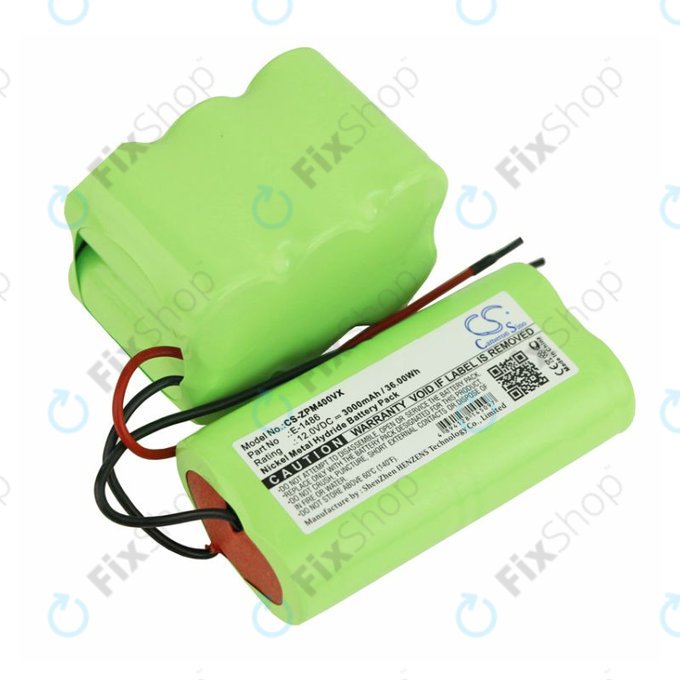 Akku batterie für Zepter PWC 400 Turbohandy, 3000mAh, Ni-MH, 12V, E-1486, HQ