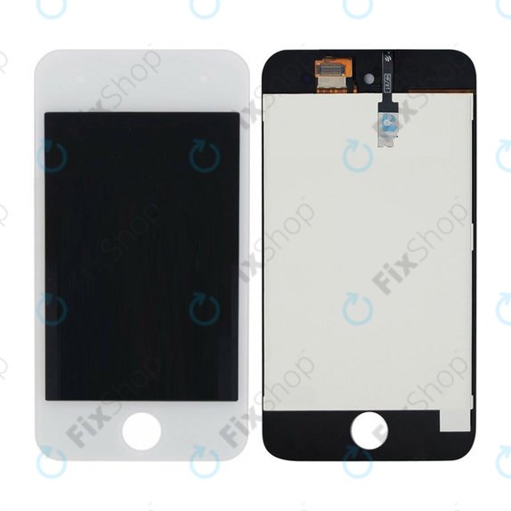 Apple iPod Touch (4th Gen) - LCD Display + Touchscreen Front Glas + Rahmen (White) TFT