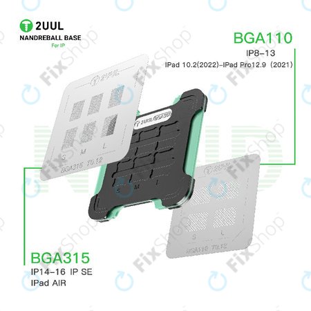 Magnetische NAND Reballing-Station, doppelseitig, 2UUL BH16