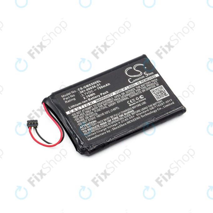 Batterie für Garmin Driveluxe 50, 750mAh, Li-Ion, 3.7V, 361-00056-21, HQ
