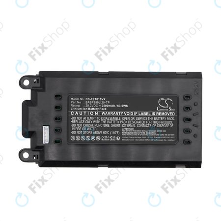Akku batterie für Electrolux Well Q8, WQ81-3OMB, WQ81-PANIM, 2500mAh, Li-Ion, 25.2V, BABP259LI20-TP, HQ