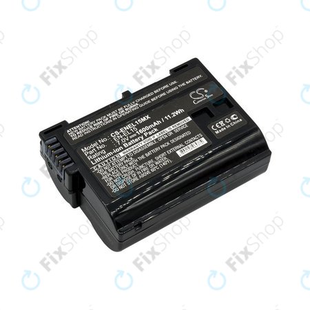 Akku batterie für Nikon Coolpix D7000, 1600mAh, Li-Ion, 7V, EN-EL15, HQ