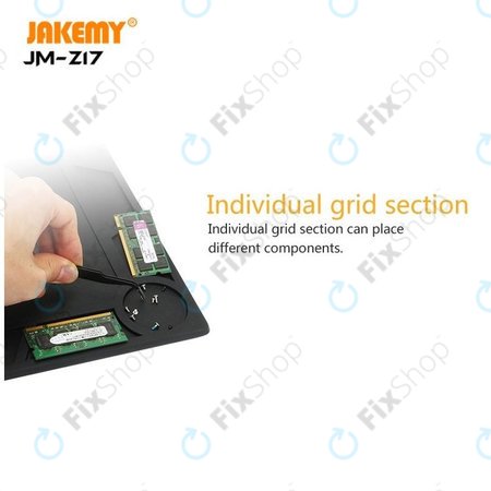Jakemy JM-Z17 - ESD hitzebeständiges Silikonpad - 36 x 26cm + magnetisches Pad