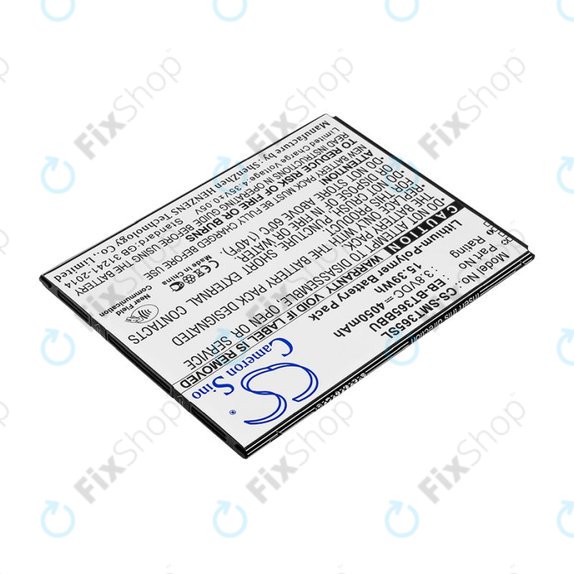 Akku batterie für Samsung Galaxy Tab Active 2 8.0, 4050mAh, Li-Pol, 3.8V, EB-BT365BBU, HQ