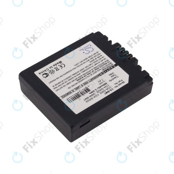 Akku batterie für Panasonic DMC-FZ10, 680mAh, Li-Ion, 7.4V, CGA-S002, HQ