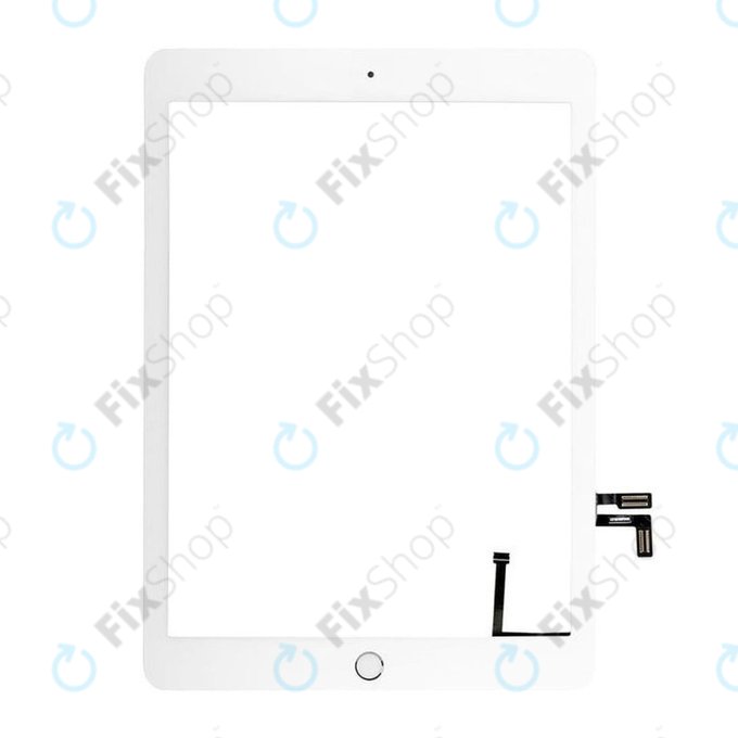 Apple iPad (5th Gen 2017) - Touchscreen Front Glas + Home Taste (Silver)