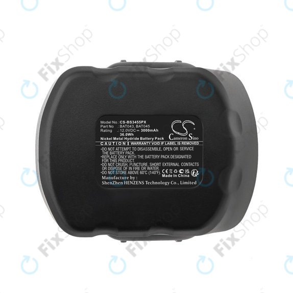 Bosch 12V - Akku Batterie BAT043, BAT045 3000mAh