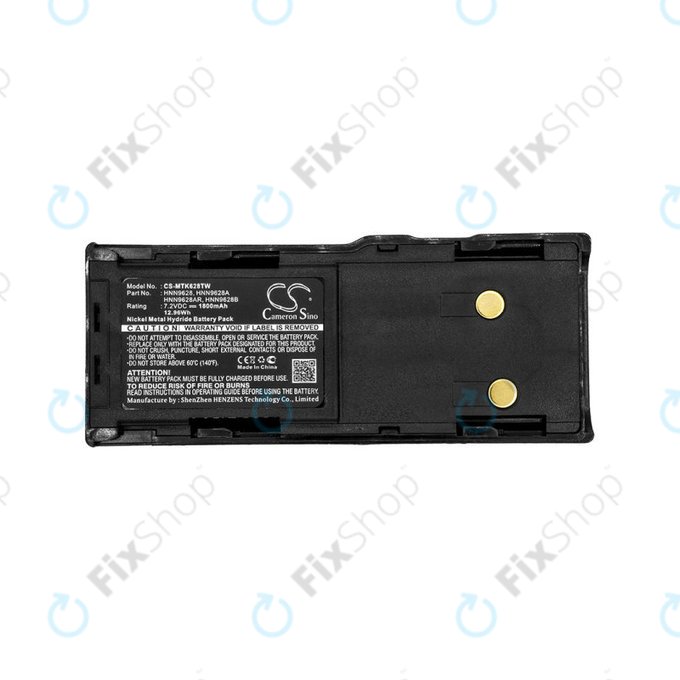 Batterie für Motorola CP250, GTX800, 1800mAh, Ni-MH, 7.2V, HNN9628, HQ