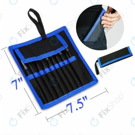 ESD Antistatik-Edelstahl-Pinzetten-Set 9in1