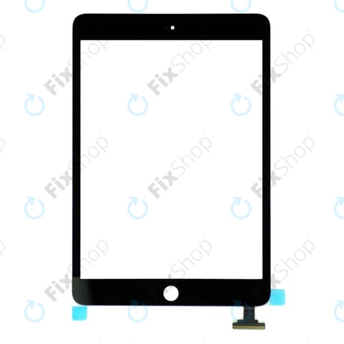 Apple iPad Mini, Mini 2 - Touchscreen Front Glas (Black)