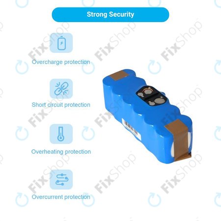 iRobot Roomba 500, 600, 700, 800, 900-series, R3, Scooba 450, Vileda 137173 - Akku Batterie 11702, GD-Roomba-500, VAC-500NMH-33 Ni-MH 14.4V 4000mAh