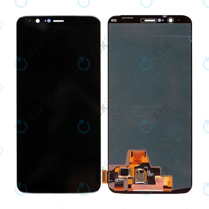OnePlus 5T - LCD Display + Touchscreen Front Glas TFT