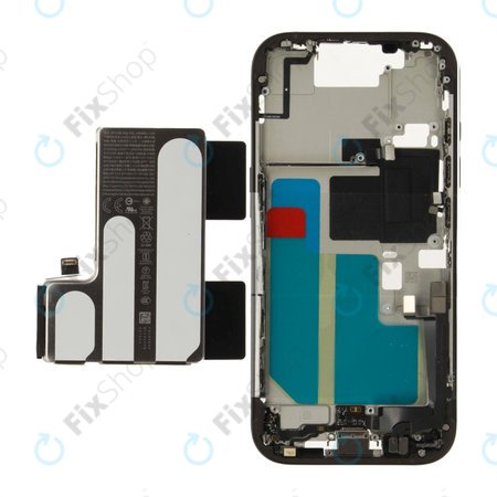 Mittelrahmen mit Batterie für iPhone 16 Pro | Black Titanium | ZD076-00689 | Genuine Apple