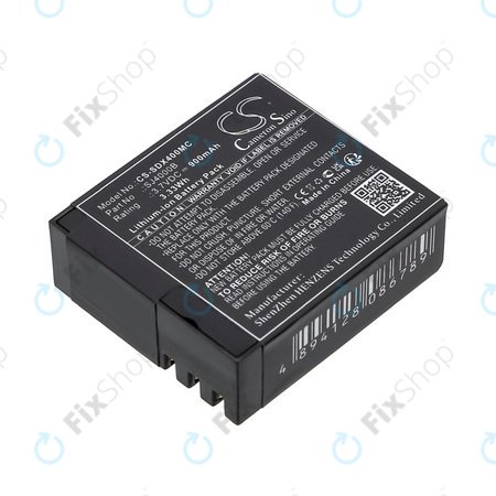 Akku batterie für SJCAM SJ4000, SJ5000, 900mAh, Li-Ion, 3.7V, SJ4000B, HQ