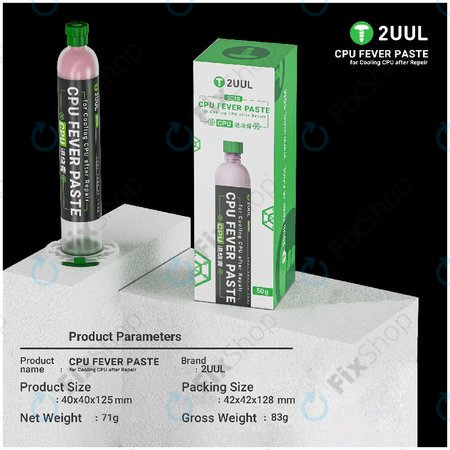 CPU Wärmeleitpaste, Kühlung, 2UUL SC10, 50g