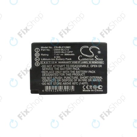 Leica Q, V-Lux 4 - Akku Batterie BP-DC12 Li-Ion 800mAh HQ