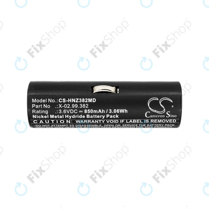 Akku batterie für Heine Beta Handles, Heine Ophthalmoscope Beta 200, 850mAh, Ni-MH, 3.6V, X-02.99.382, BATT/110904-A1, HQ